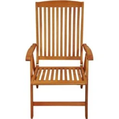 Indoba® Hochlehner Sun Flair Holz Natur Mit Armlehnen 2er Set FSC® -Gartenpflege Geschäft 105201 11001300 4