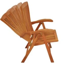 Indoba® Hochlehner Sun Flair Holz Natur Mit Armlehnen 2er Set FSC® -Gartenpflege Geschäft 105201 11001300 8