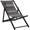 Klappsessel Timbore Holz Schwarz Mit Verstellbarer Rückenlehne -Gartenpflege Geschäft 124993620 S01 020919 RET01