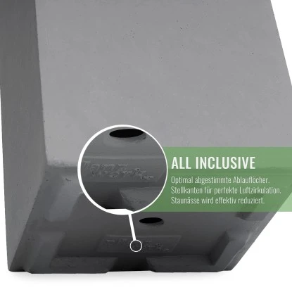 Pflanzwerk® Pflanzkübel Tower 50 Cm X 23 Cm X 23 Cm Grau 6 Pflanzwerk® Pflanzkübel Tower 50 Cm X 23 Cm X 23 Cm Grau – Bild 4