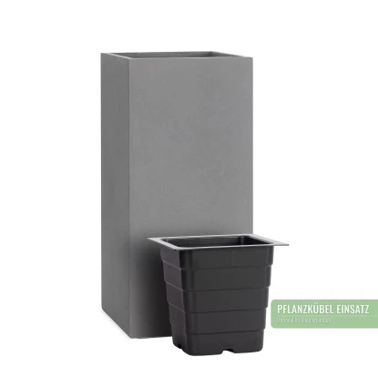 Pflanzwerk® Pflanzkübel Tower 50 Cm X 23 Cm X 23 Cm Grau 7 Pflanzwerk® Pflanzkübel Tower 50 Cm X 23 Cm X 23 Cm Grau – Bild 5