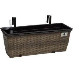 Gartenpflege Geschäft 14 Gartenfreude Balkonkasten 50 Cm X 19 Cm Cappuccino Mit Bewässerungssystem