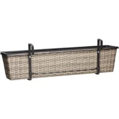 Gartenfreude Balkonkasten 80 Cm X 19 Cm Naturfarben Mit Bewässerungssystem -Gartenpflege Geschäft 159811 4655 5