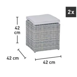 Lounge-Set Mit Esstisch Vermont 5-teilig Polyrattan Links Wave Cliff -Gartenpflege Geschäft 24987216 VM03 280219 RET01