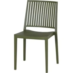 Siena Garden Lane Stapelstuhl 56 Cm X 46 Cm X 80 Cm Olive