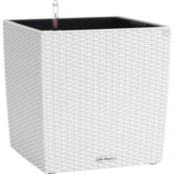 Lechuza Pflanzgefäß Cube Cottage 30 Cm X 30 Cm X 30 Cm Weiß