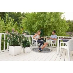 Lechuza Pflanzgefäß Cube Cottage 30 Cm X 30 Cm X 30 Cm Weiß -Gartenpflege Geschäft 262062 4186 6