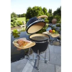 Buschbeck Keramik-Ofen Kamado Schwarz -Gartenpflege Geschäft 294942 4224 7