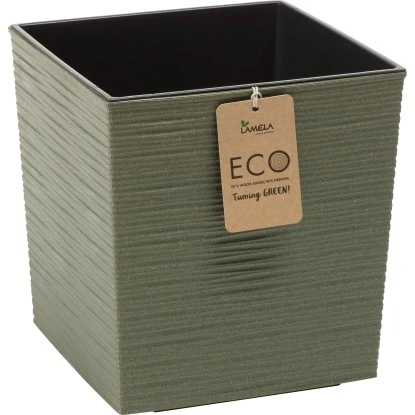 Pflanztopf Juka Eco Dluto 25 Cm X 25 Cm X 26 Cm Forstgrün 3 Pflanztopf Juka Eco Dluto 25 Cm X 25 Cm X 26 Cm Forstgrün