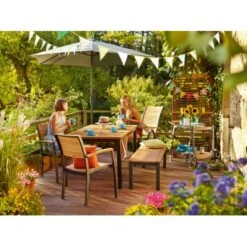 Gartentisch Bonlee Rechteckig FSC®-Holz Braun 166 Cm X 90 Cm -Gartenpflege Geschäft 395224 119825