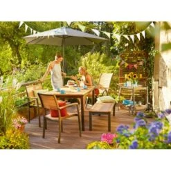 Gartentisch Bonlee Rechteckig FSC®-Holz Braun 166 Cm X 90 Cm -Gartenpflege Geschäft 395224 Berry 7