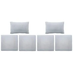 Ersatz-Kissenbezüge Für Olea Balkonmöbelset Grau 6-teilig -Gartenpflege Geschäft 4007871122400 20