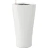Lechuza Pflanzgefäß Delta Premium Ø 30 Cm X 56 Cm Weiß Hochglanz -Gartenpflege Geschäft 4008789155009 4186 1