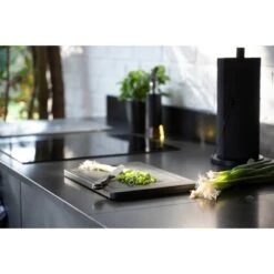 Wenko Schneidebrett Kombi Mit Griff Und Saftrille 33 Cm X 23 Cm Schwarz -Gartenpflege Geschäft 4008838371190 1068 08