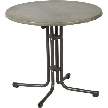 Acamp Tisch Piazza Ø 80 Cm Anthrazit-Cemento 3 Acamp Tisch Piazza Ø 80 Cm Anthrazit-Cemento