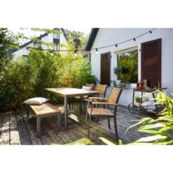 Gartentisch Bonlee Rechteckig FSC®-Holz Braun 166 Cm X 90 Cm -Gartenpflege Geschäft 4045456