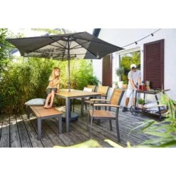 Gartentisch Bonlee Rechteckig FSC®-Holz Braun 166 Cm X 90 Cm -Gartenpflege Geschäft 4045456 3