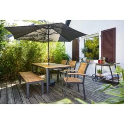 Gartentisch Bonlee Rechteckig FSC®-Holz Braun 166 Cm X 90 Cm -Gartenpflege Geschäft 4045456 4