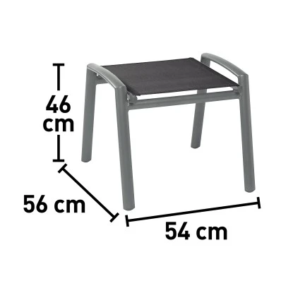 Hocker Vigo II Aus Textilen Schwarz 4 Hocker Vigo II Aus Textilen Schwarz – Bild 2