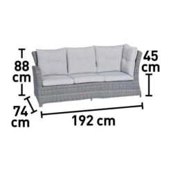 Lounge-Set Mit Esstisch Vermont 5-teilig Polyrattan Links Wave Cliff -Gartenpflege Geschäft 4048124987216 VM02 250920