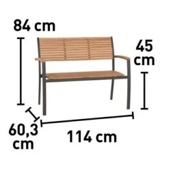 Gartenbank Bonlee 2-Sitzer FSC® 84,5 Cm X 114 Cm X 60,25 Cm 12 Gartenbank Bonlee 2-Sitzer FSC® 84,5 Cm X 114 Cm X 60,25 Cm -Gartenpflege Geschäft 4048124988053 VM 01