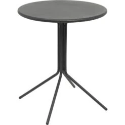 Gartentisch Waco Rund Ø 60 Cm Schwarz