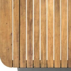 Lounge-Set Olary 4-teilig Akazienholz Schwarz -Gartenpflege Geschäft 4048126617562 110