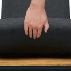 Lounge-Set Olary 4-teilig Akazienholz Schwarz -Gartenpflege Geschäft 4048126617562 80