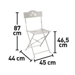 Balkonstuhl Calandria 45 Cm X 44 Cm X 87 Cm Ecru 7 Balkonstuhl Calandria 45 Cm X 44 Cm X 87 Cm Ecru -Gartenpflege Geschäft 4048126624225 30