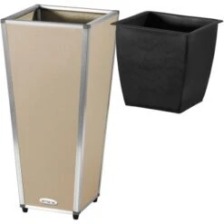 Amare Blumentopf Pur Fiberglas Design 28 Cm X 28 Cm X 61 Cm Beige 13 Amare Blumentopf Pur Fiberglas Design 28 Cm X 28 Cm X 61 Cm Beige -Gartenpflege Geschäft 4251083908233 4655 3