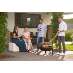 Westmann Premium Grill Feuerstelle Inkl. Grillrost Ø 70 Cm X 75 Cm Schwarz -Gartenpflege Geschäft 4260280773407 1741 AB 05