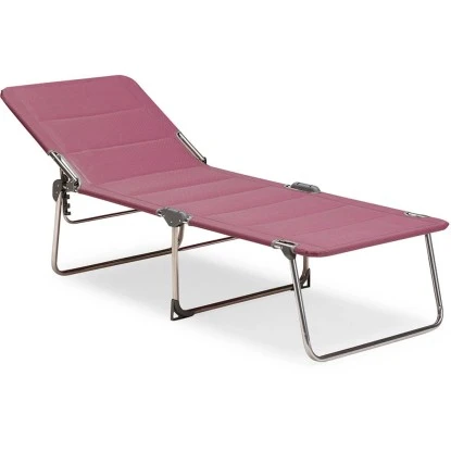 Alu-3-Bein-Liege Young Collection Silber/Lila 3 Alu-3-Bein-Liege Young Collection Silber/Lila