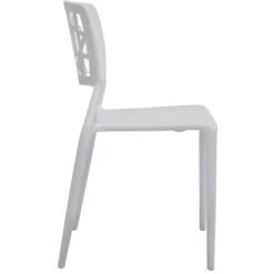 Veba Stapelstuhl Webb Weiß -Gartenpflege Geschäft 520279 11006600 2