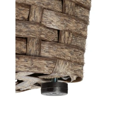 Pflanzsäule 40 Cm X 28 Cm X 28 Cm Grau 4 Pflanzsäule 40 Cm X 28 Cm X 28 Cm Grau – Bild 2