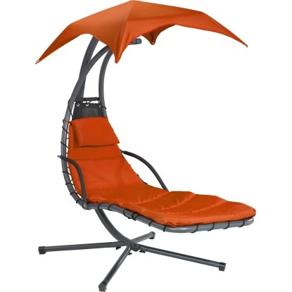 Schwingliege Palmdale Mit Sonnendach Aus Textilen Terracotta 3 Schwingliege Palmdale Mit Sonnendach Aus Textilen Terracotta