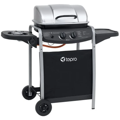 Tepro Gasgrill Fremont 112 X 96,5 X 52 Cm (B X H X T) Schwarz/Silber 5 Tepro Gasgrill Fremont 112 X 96,5 X 52 Cm (B X H X T) Schwarz/Silber – Bild 3