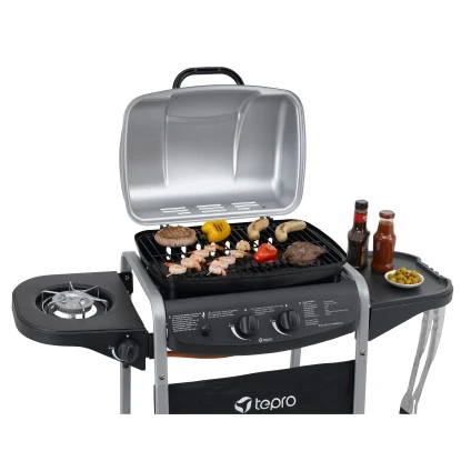 Tepro Gasgrill Fremont 112 X 96,5 X 52 Cm (B X H X T) Schwarz/Silber 14 Tepro Gasgrill Fremont 112 X 96,5 X 52 Cm (B X H X T) Schwarz/Silber – Bild 12