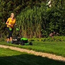 Greenworks Akku-Rasenmäher GD40LM46SP 40 V Solo -Gartenpflege Geschäft 6952909031385 2508 A 3