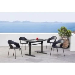 Best Stapelsessel Luna 56 Cm X 58 Cm 78 Cm Anthrazit/Anthrazit -Gartenpflege Geschäft 719779 3271 03