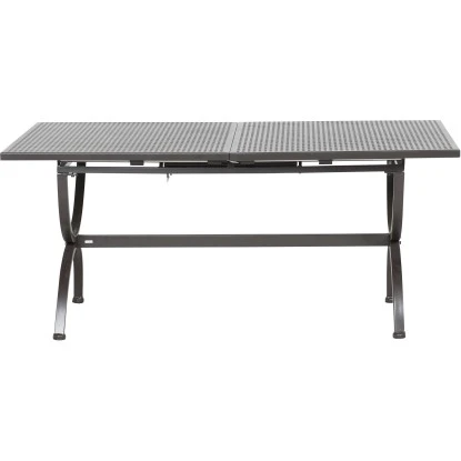 MBM Ausziehtisch Romeo Schmiedeeisen 165/215 Cm X 100 Cm Marone 5 MBM Ausziehtisch Romeo Schmiedeeisen 165/215 Cm X 100 Cm Marone – Bild 3