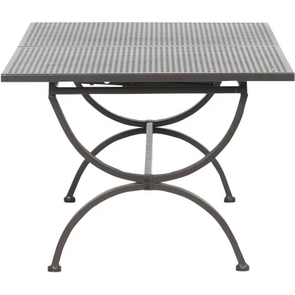 MBM Ausziehtisch Romeo Schmiedeeisen 165/215 Cm X 100 Cm Marone 6 MBM Ausziehtisch Romeo Schmiedeeisen 165/215 Cm X 100 Cm Marone – Bild 4