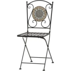 Gartenpflege Geschäft 32 Siena Garden Klappsessel Prato Eisen 37 Cm X 36 Cm X 90 Cm Schwarz Mosaik