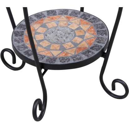Siena Garden Blumenständer Prato Eisen 41 Cm X 41 Cm X 59 Cm Schwarz Mosaik 11 Siena Garden Blumenständer Prato Eisen 41 Cm X 41 Cm X 59 Cm Schwarz Mosaik – Bild 9