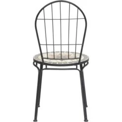 Siena Garden Stapelsessel Stella Eisen 40,5 Cm X 42 Cm X 95 Cm Schwarz Mosaik -Gartenpflege Geschäft 720939 1346 04