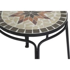 Siena Garden Stapelsessel Stella Eisen 40,5 Cm X 42 Cm X 95 Cm Schwarz Mosaik -Gartenpflege Geschäft 720939 1346 09