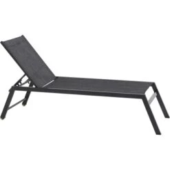 Siena Garden Rollliege Mirena 210 Cm X 65 Cm X 42,5 Cm Silber-Schwarz