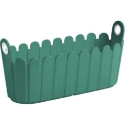 Emsa Jardiniere Landhaus 39 Cm X 15 Cm X 19 Cm Türkisgrün