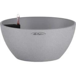 Lechuza Pflanzgefäß Cubeto Stone 30 Steingrau Ø 30 Cm