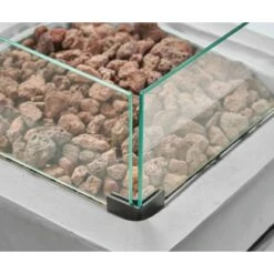 Amare Gas-Feuerstelle Für Den Außenbereich Quadratisch Grau -Gartenpflege Geschäft 765581 4655 06