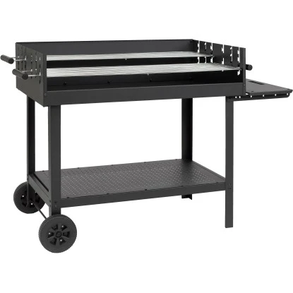 Tepro Atlanta-Holzkohlen Grillwagen Schwarz 3 Tepro Atlanta-Holzkohlen Grillwagen Schwarz
